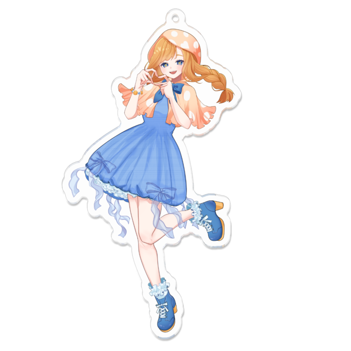 アクリルキーホルダー - 100 x 100 (mm)