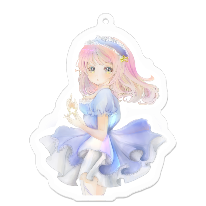 アクリルキーホルダー - 70 x 70 (mm)