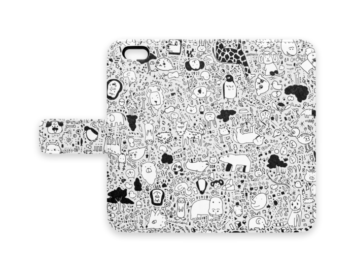 手帳型iPhoneケース - iPhone 6 / 6s - ストラップ穴 なし