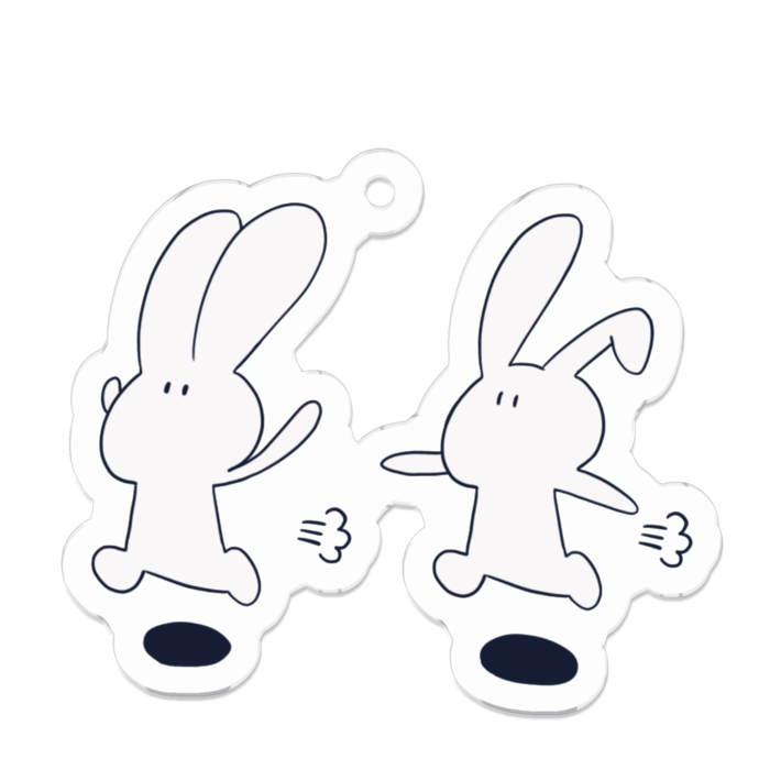 アクリルキーホルダー - 50 x 50 (mm)