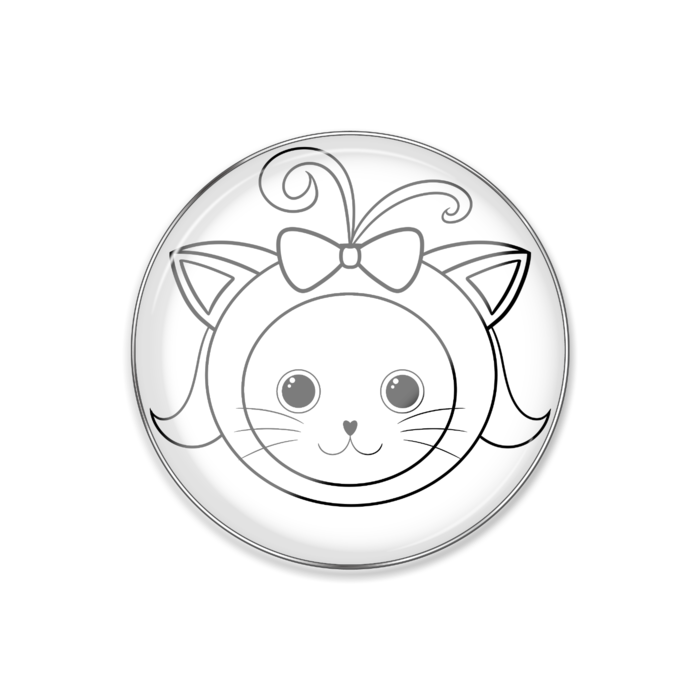 ピンバッジ - 丸形25mm