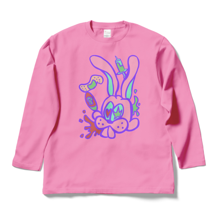 ロングスリーブTシャツ - L - ピンク