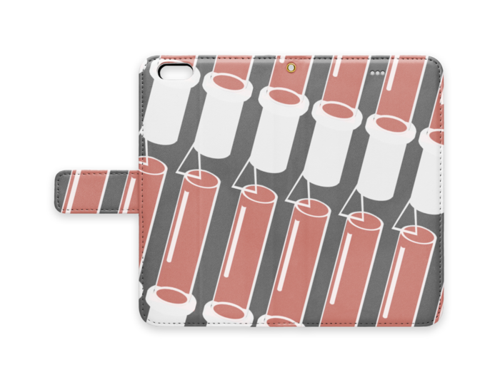 手帳型iPhoneケース - iPhone 6 Plus / 6s Plus - ストラップ穴 あり