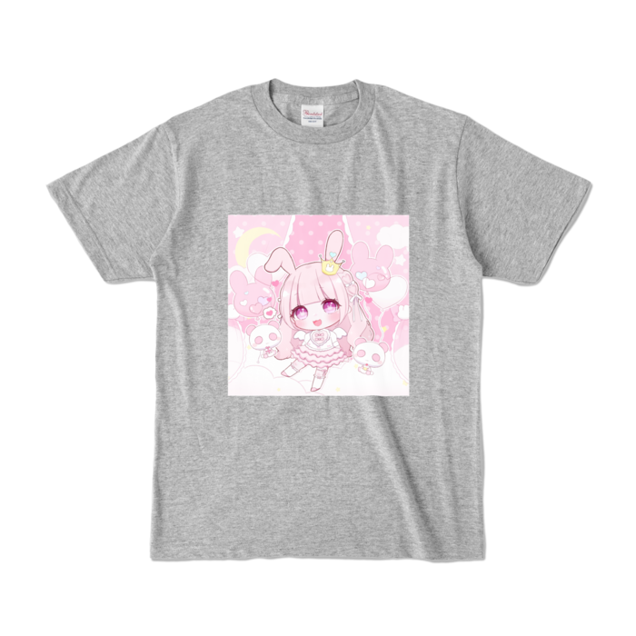 カラーTシャツ - S - 杢グレー (前面