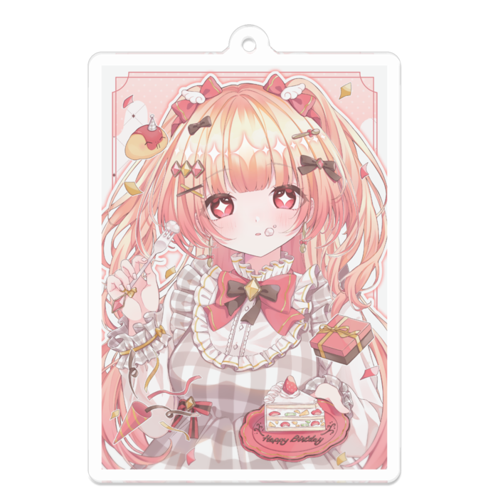 アクリルキーホルダー - 70 x 70 (mm)