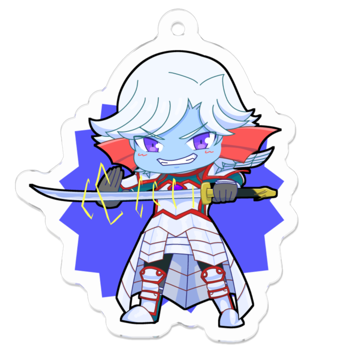 アクリルキーホルダー - 50 x 50 (mm)