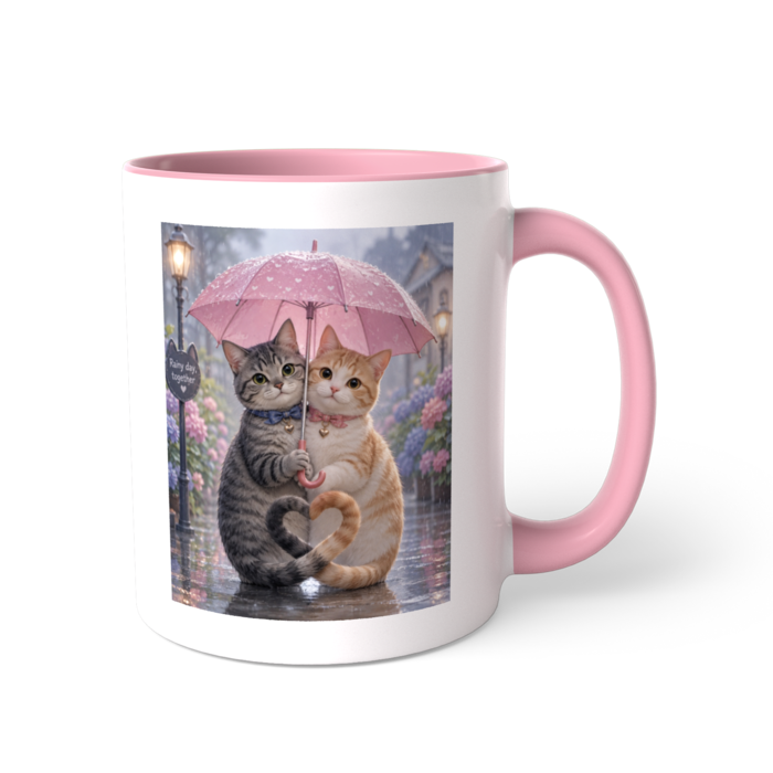 ツートンカラーマグカップ - 直径 8.2cm / 高さ 9.5cm