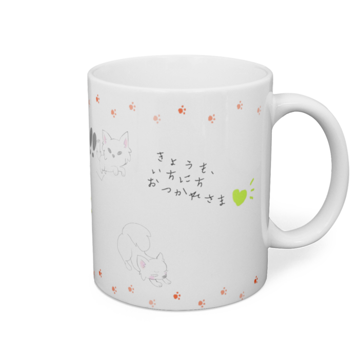 マグカップ - 直径8cm / 高さ9.5cm