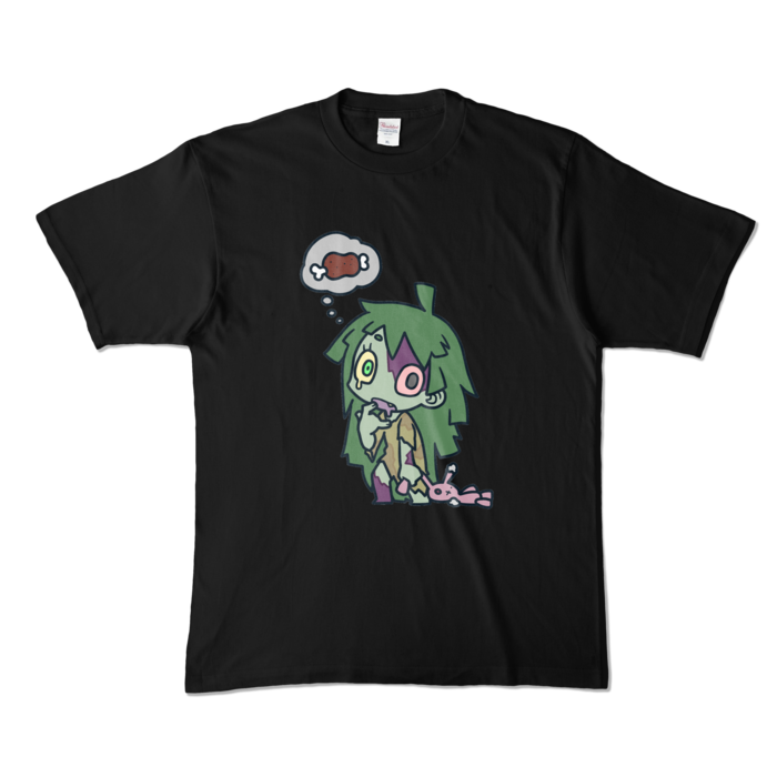 カラーTシャツ - XL - ブラック (濃色)