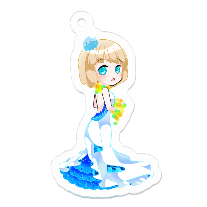 アクリルキーホルダー - 50 x 50 (mm)