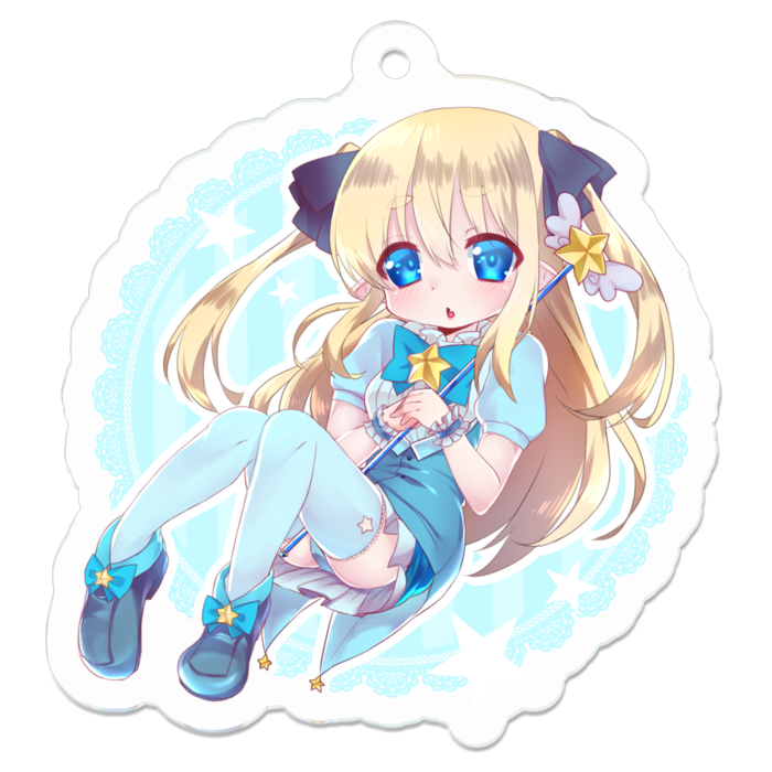 アクリルキーホルダー - 50 x 50 (mm)