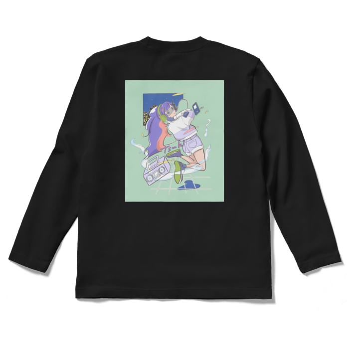 ロングスリーブTシャツ - S - ブラック