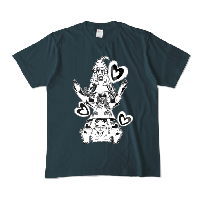 カラーTシャツ - M - デニム (濃色)