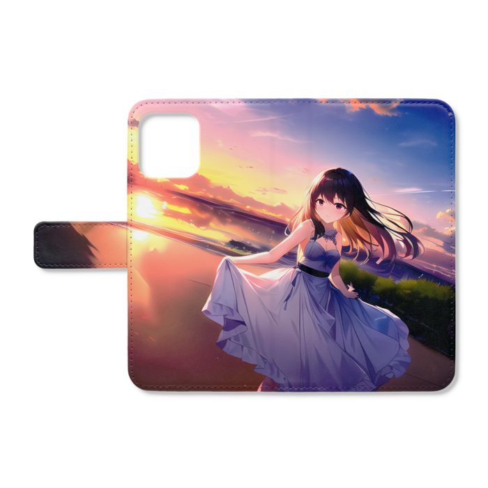 手帳型iPhoneケース - iPhone12 / 12 Pro - ストラップ穴 なし