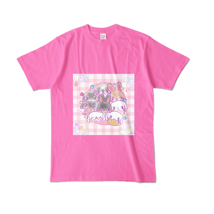 カラーTシャツ - L - ピンク (濃色)