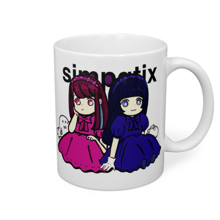 マグカップ - 直径 8 cm / 高さ 9.5 cm