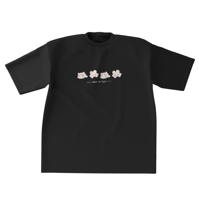 ビッグシルエットTシャツ - XL　黒