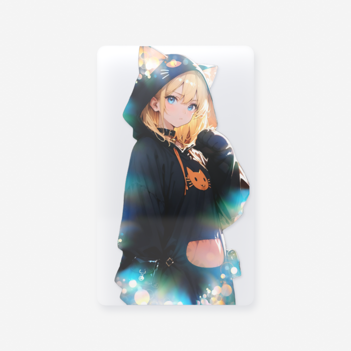 クリアカード - 名刺（55 × 91mm）