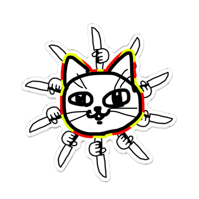 アクリルバッジ - 100 x 100 (mm)