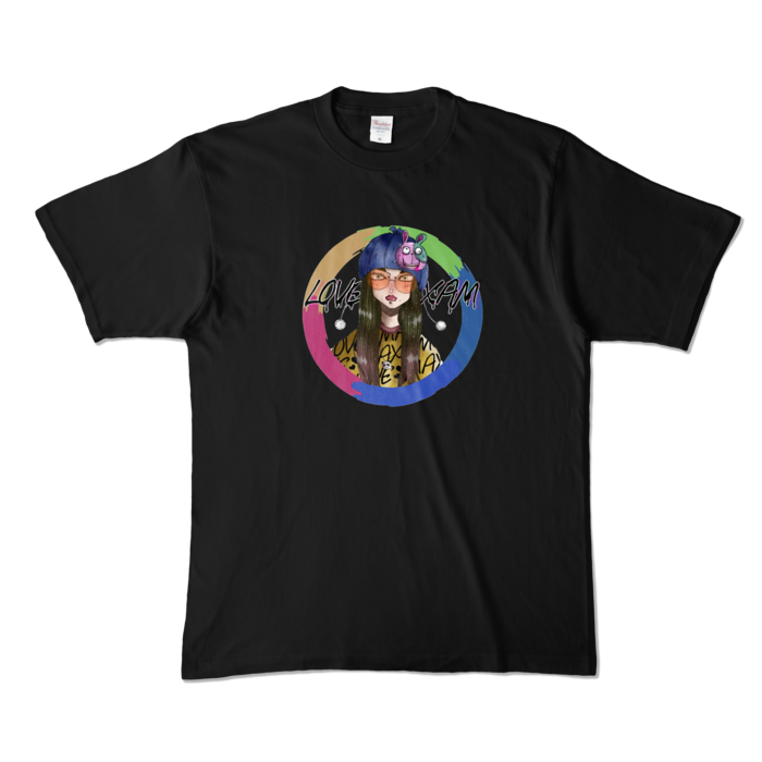 カラーTシャツ - XL - ブラック (濃色)