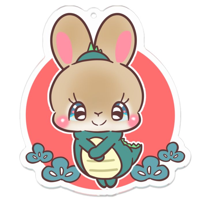 アクリルキーホルダー - 70 x 70 (mm)