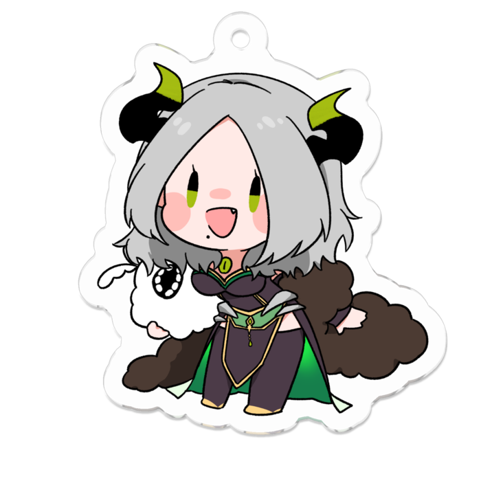 アクリルキーホルダー - 50 x 50 (mm)