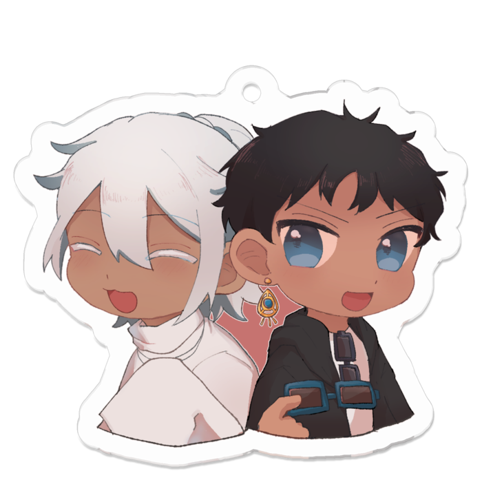 アクリルキーホルダー - 50 x 50 (mm)