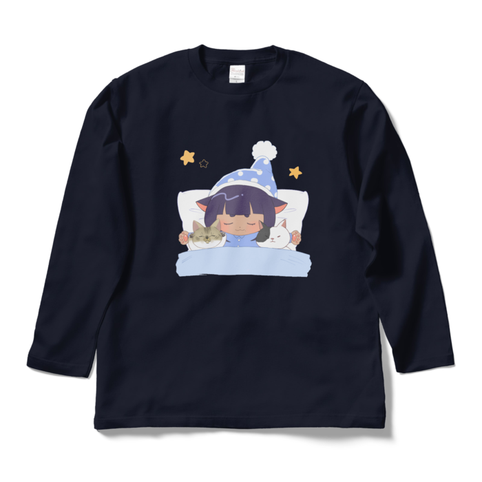 ロングスリーブTシャツ - L - ネイビー