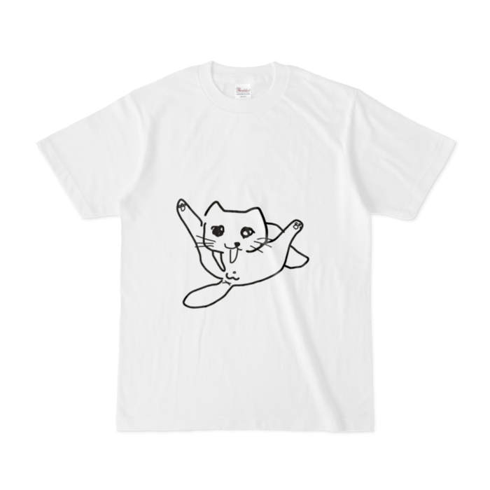チソチソなめヌッコTシャツ - S - 白