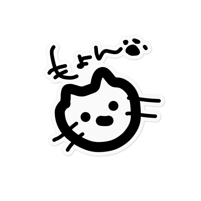 ステッカー - 100 x 100 (mm)