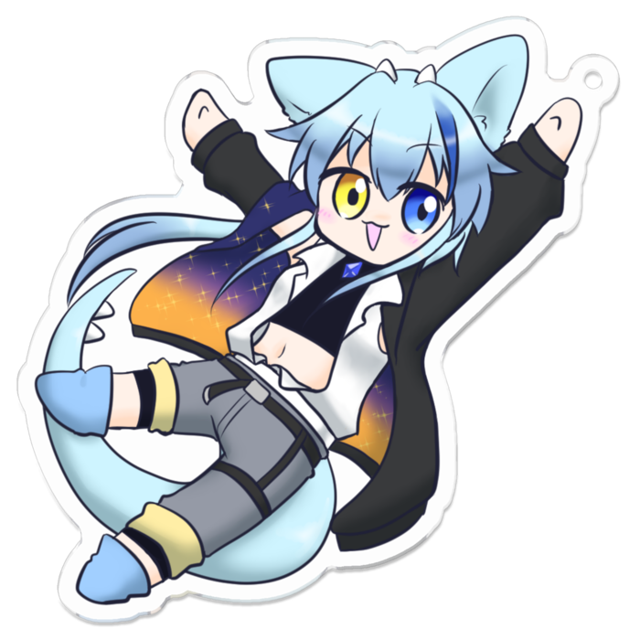 アクリルキーホルダー - 70 x 70 (mm)