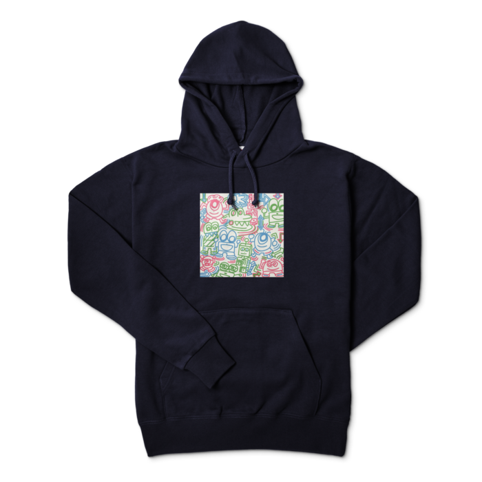 パーカー - L - ネイビー