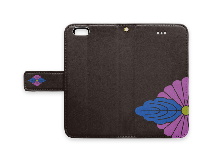 手帳型iPhoneケース - iPhone6 - ストラップ穴 あり