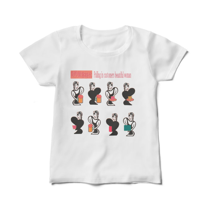 レディースTシャツ - M - 白(1)