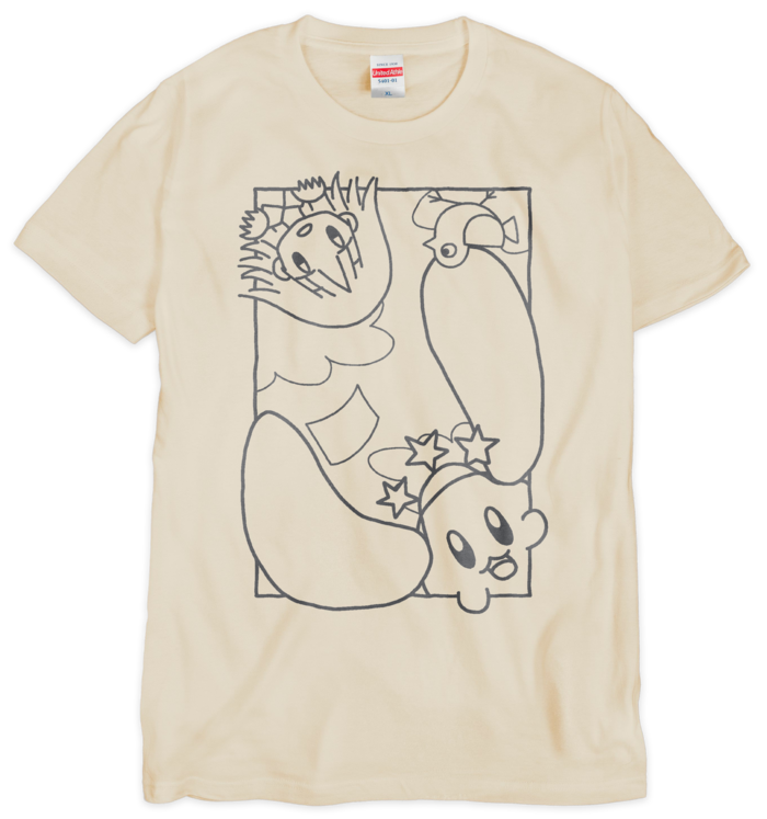 Tシャツ(シルクスクリーン印刷) - XL - 1色