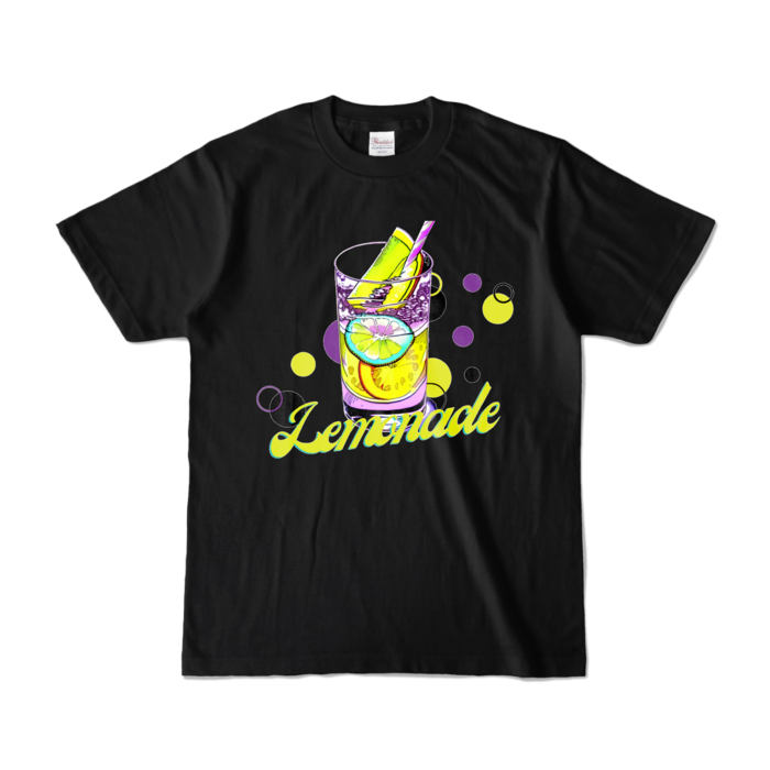 Color T-shirt - S - Black (Dark) カラーTシャツ - S - ブラック (濃色)