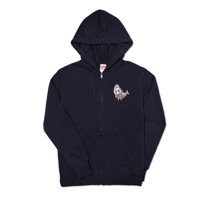 ジップパーカー - S - ネイビー