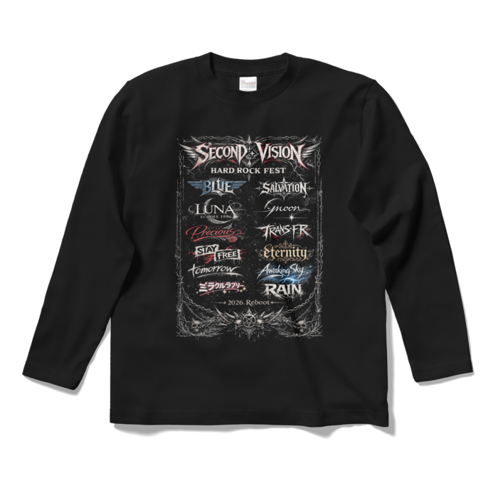 ロングスリーブTシャツ - S - ブラック