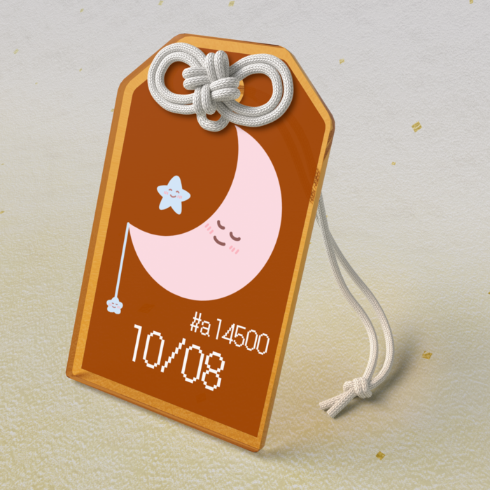 アクリルお守り - 50 × 80mm