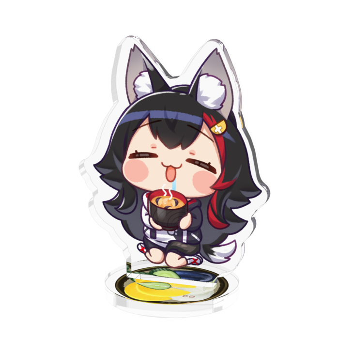 非公式 大神ミオのアクスタ いっしょごはん お味噌汁 ぱんじゃむのなめ Booth Booth