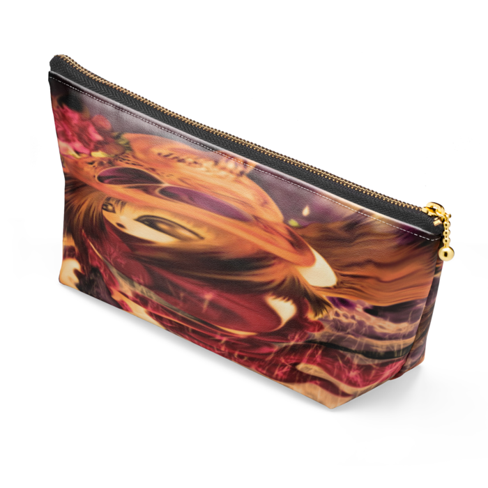 ポーチ - 長さ21.5cm / 高さ10cm - ブラック