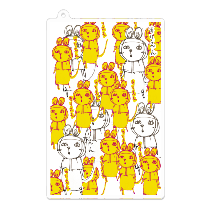 アクリルキーホルダー - 100 x 100 (mm)