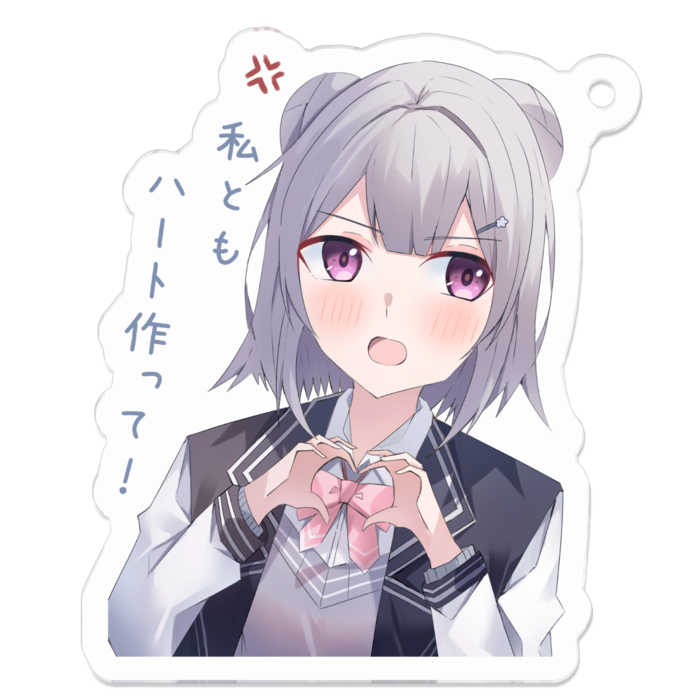 アクリルキーホルダー - 50 x 50 (mm)