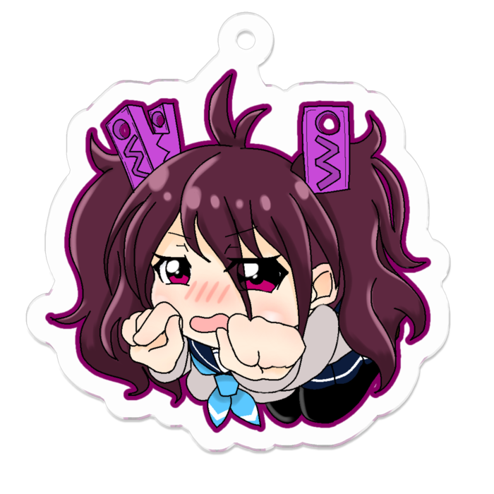 アクリルキーホルダー - 50 x 50 (mm)