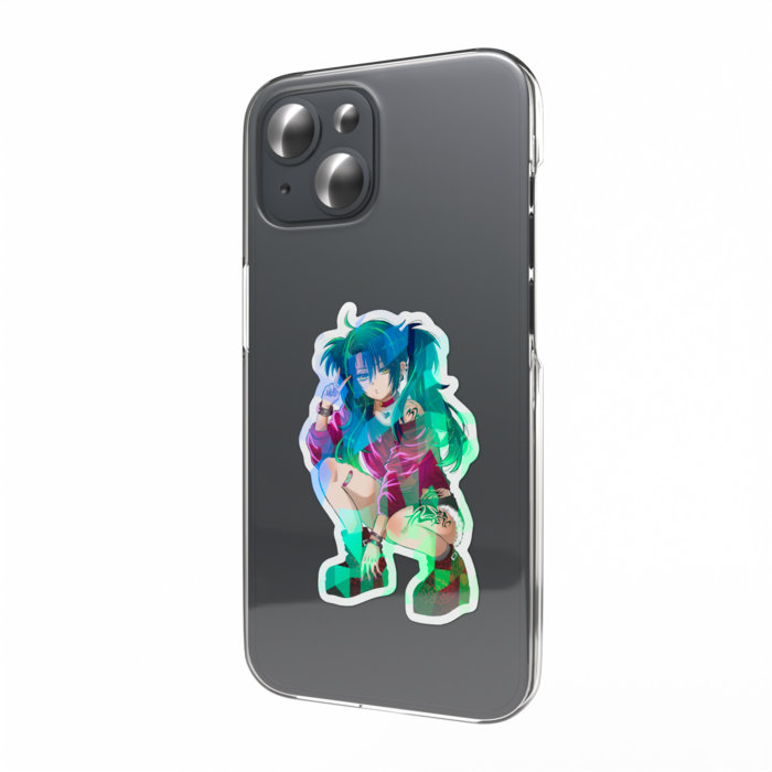 ホログラムスマホステッカー - 縦