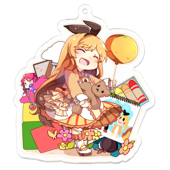 アクリルキーホルダー - 70 x 70 (mm)