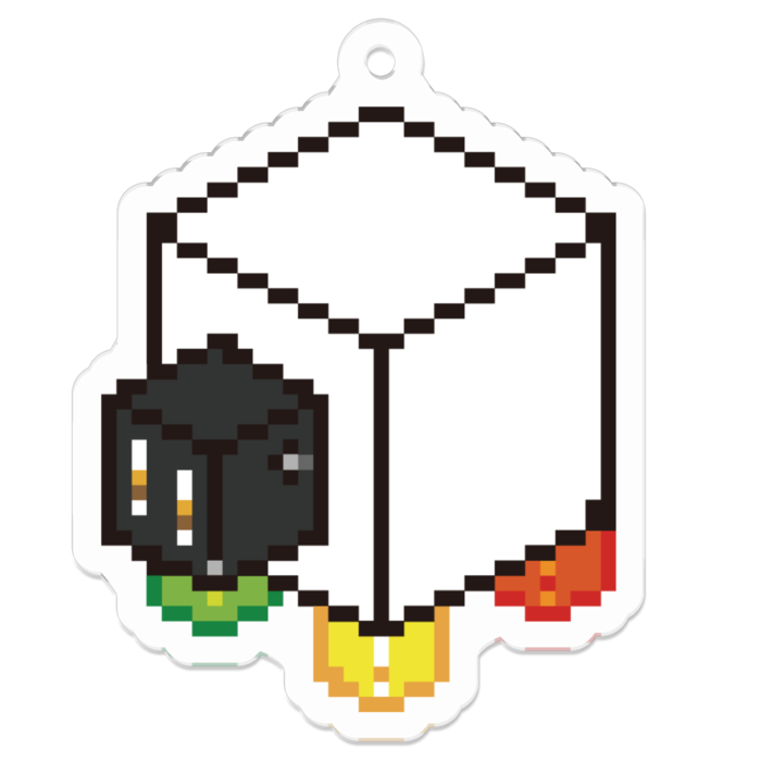 アクリルキーホルダー - 50 x 50 (mm)