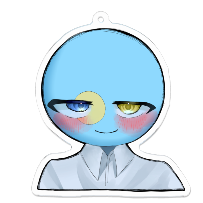 アクリルキーホルダー - 70 x 70 (mm)