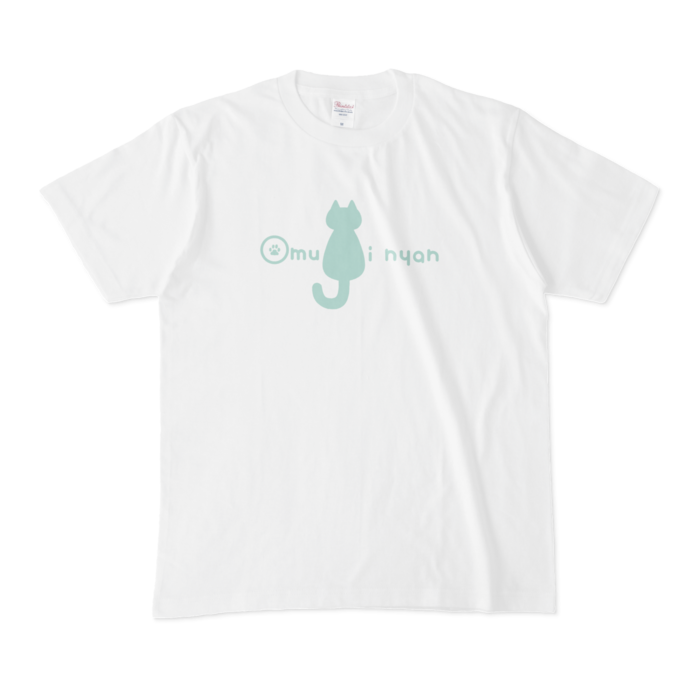 Tシャツ - M - 白×グリーンロゴ