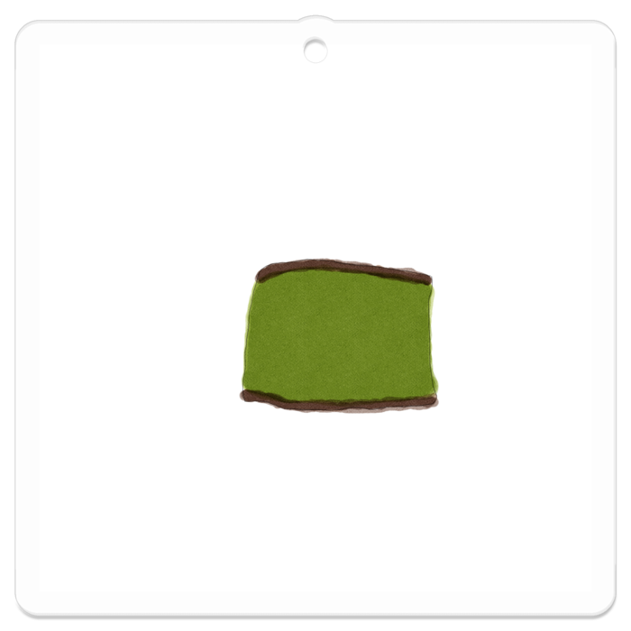 アクリルキーホルダー - 50 x 50 (mm)